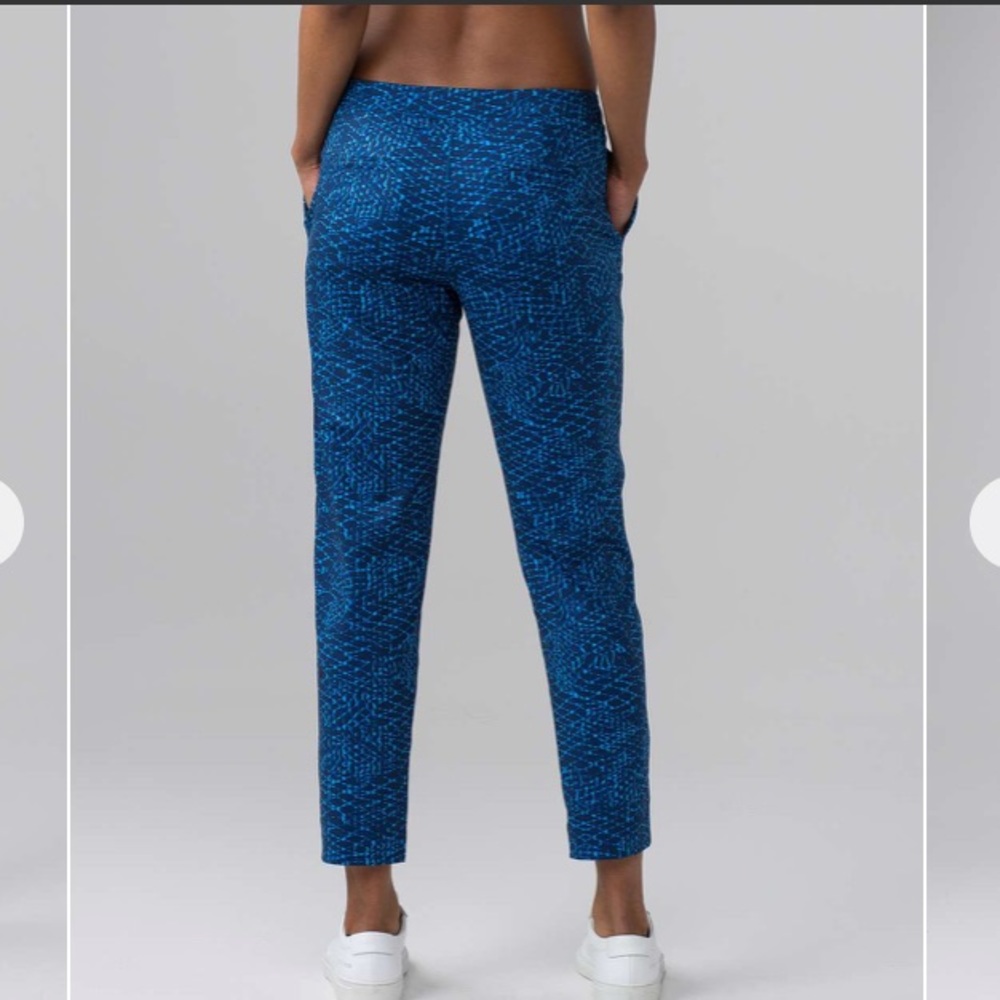 Lululemon jet set pants joggers luxtreme blue 6 - Picture 3 of 8